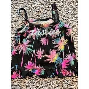 Girl's Tropical Justice Tank Top Size S